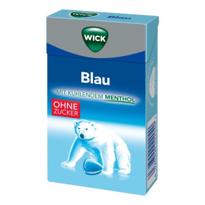 Wick Blau Menthol Bonbons ohne Zucker Clickbox