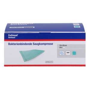 Cutimed Sorbact Saugkompressen 10x20 cm