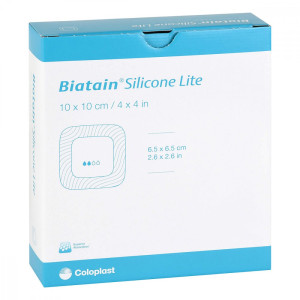 Biatain Silicone Lite Schaumverband 10x10 cm