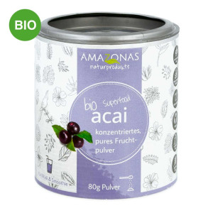 Acai 100% Bio Pulver ohne Trägerstoffe