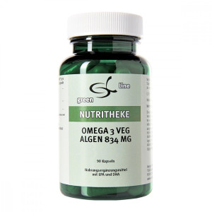 Omega-3 vegan Algenöl 834 mg Kapseln