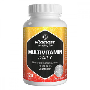 Vitamaze Multivitamin Daily ohne Jod vegetarisch Kapseln