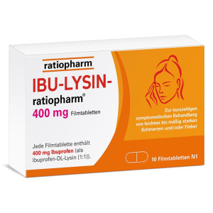 IBU-LYSIN-ratiopharm IBU LYSIN ratiopharm 400 mg Filmtabletten