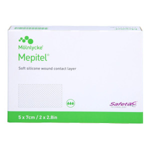 Mepitel Silikon Netzverband 5x7 cm steril