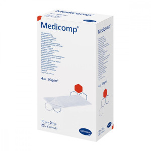 Medicomp Vlieskomp.steril 10x20 cm 4lagig