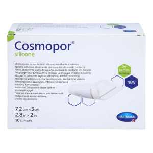Cosmopor Silicone Wundverband 5x7,2 Cm