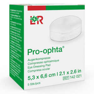 Pro-ophta Augenkompresse 5,3x6,6 Cm Unsteril