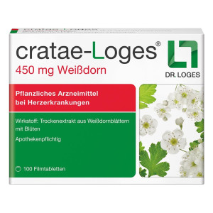 Cratae-loges 450 Mg Weißdorn Filmtabletten