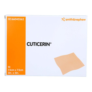 Cuticerin 7,5x7,5 Cm Gaze M.salbenbeschichtung