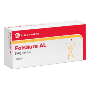 AL Aliud Pharma Folsäure AL 5 mg Tabletten bei Folsäuremangel
