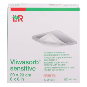 Vliwasorb Sensitive 20x20 Cm Superabsorb.wundverb.