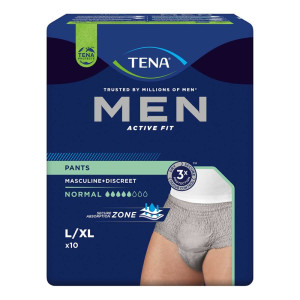 Tena Men Act.fit Inkontinenz Pants Norm.l/xl Grau