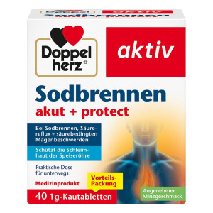 Doppelherz Sodbrennen Akut+protect Kautabletten