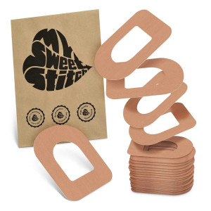 MySweetStitch Omnipod Dash Tape Oval Beige