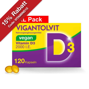 Vigantolvit 2000 i.E. Vitamin D3 Vegan Weichkapseln