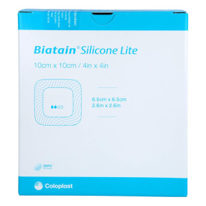Biatain Silicone Lite Schaumverband 10x10 Cm