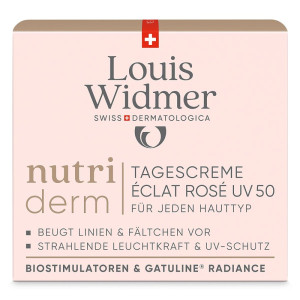 Louis Widmer nutriderm Tagescreme Èclat Rosé UV 50