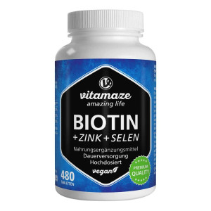 Biotin 10 Mg Hochdosiert+zink+selen Tabletten