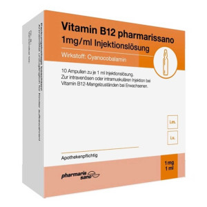 Vitamin B12 Pharmarissano 1 Mg/ml iniecto -lsg.amp.
