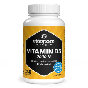Vitamaze Vitamin D3 2.000 IE Tabletten vegetarisch