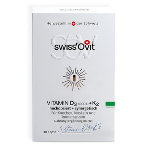 SwissOvit Vitamin D3 4000 i.E. + K2 Kapseln