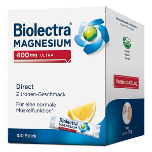 Biolectra Magnesium 400 mg Ultra Direct Zitrone