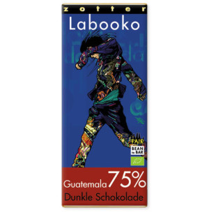 Kaffebox Zotter Labooko 75% Guatemala Craft Chocolate Bar