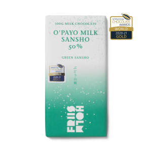 Kaffebox Friis-Holm Chokolade O'Payo Milk Sansho Pepper 50 %