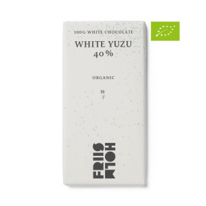 Kaffebox Friis-Holm Chokolade White Yuzu 40 %