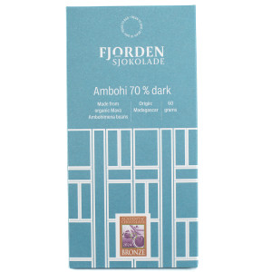 Kaffebox Fjorden Sjokolade Ambohi 70% Dark
