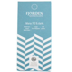 Kaffebox Fjorden Sjokolade Mana 70% Dark