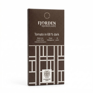 Kaffebox Fjorden Sjokolade Tomatoe in 68% Dark Chocolate