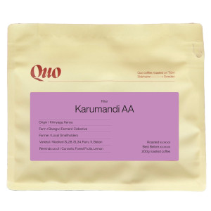 Kaffebox Quo - Karumandi AA, Kenya - 200g