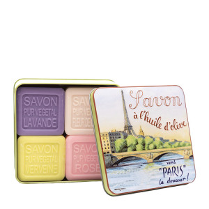 La Savonnerie de Nyons Boite Métal "La Seine" & Savon
