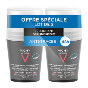 Vichy Déodorant Bille 48H Anti-Irritation Homme Soins pour le Corps