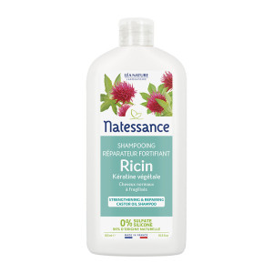 Natessance Shampooing réparateur fortifiant Ricin & Kératine végétale Shampooings