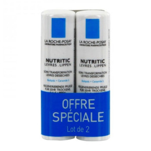 La Roche Posay Lot de 2 Nutritic Lèvres