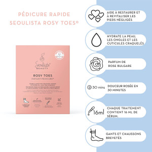 Seoulista Rosy Toes® Instant Pedicure