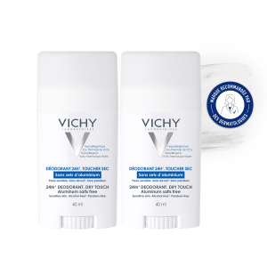 Vichy Déodorant 24H en Stick Actif Anti-Odeur d'Origine Naturelle Déodorants