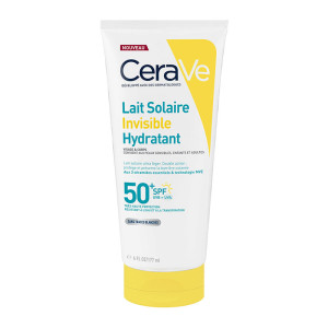 CeraVe Lait Solaire Invisible Hydratant SPF50+ Haute Protection Soins Solaires
