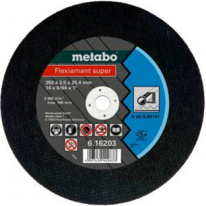 Metabo Flexiamant Super Disque a tronçonner 350x3,5x25,4 acier, TF 41 (616203000)