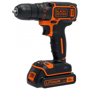BLACK &amp; DECKER Black &amp;amp; Decker BDCDC18-QW Perceuse sans fil (30Nm/18V/1x1,5Ah)