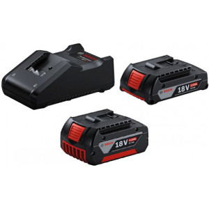 Bosch Set de base 1 x GBA 18V 2.0Ah + 1 x GBA 18V 4.0Ah + GAL 18V-40 1600A01ZS9