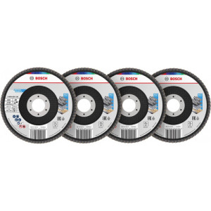 Bosch X451 Kit de disques a lamelles, 125x22,23 mm, G40; 60; 80; 120, T27 2608626164