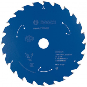 Bosch Lame de scie circulaire Expert for Wood 165 x 1,5/1 x 20 T24 2608644507