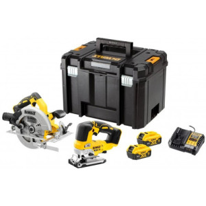 DeWALT DCK2012P2T Kit d&amp;#039;outils sans fil (DCS570+DCS334 +18V/2x5,0Ah) Tstak