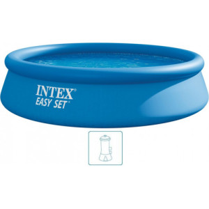 INTEX Easy Set Pool Piscine 366 x 76 cm avec systeme de filtration 12 V 28132GN