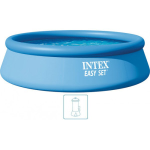INTEX Easy Set Pool Piscine 396 x 84 cm avec systeme de filtration 12 V 28142GN