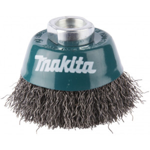 Makita D-24072 Brosse en forme de coupe en fil d&amp;#039;acier - ondulée 60 mm