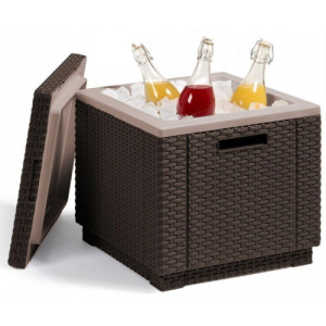 KETER ICE CUBE Glaciere, 42 x 42 x 41 cm, marron 17194600